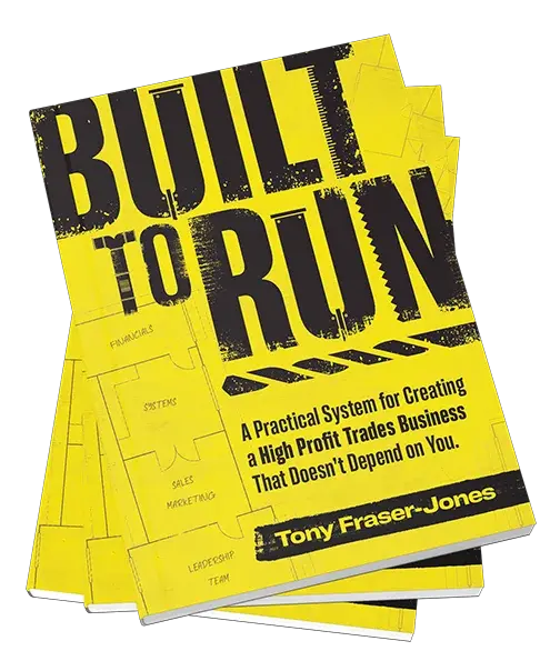 Built to Run 3D book mockup