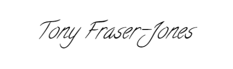 Tony's signature